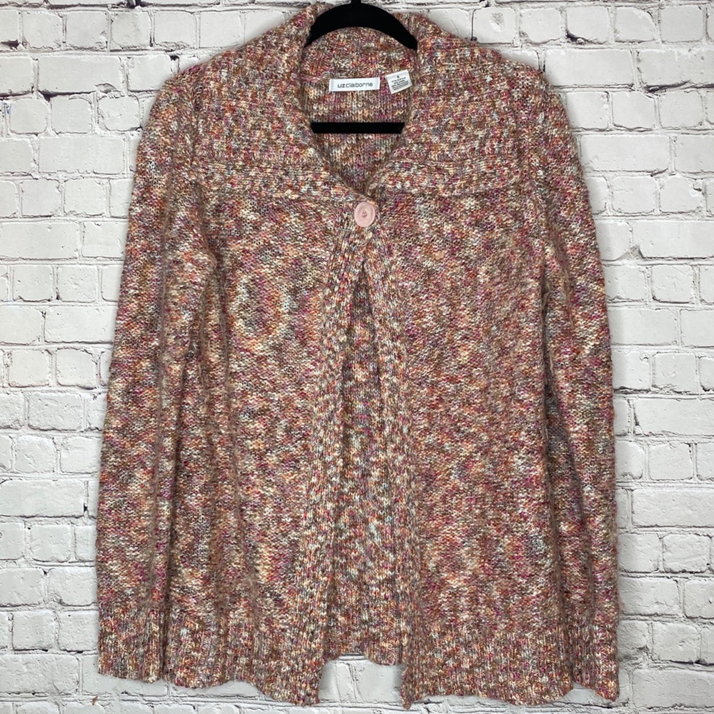 Liz Claiborne Multicolor Womens Knitted Sweater SM